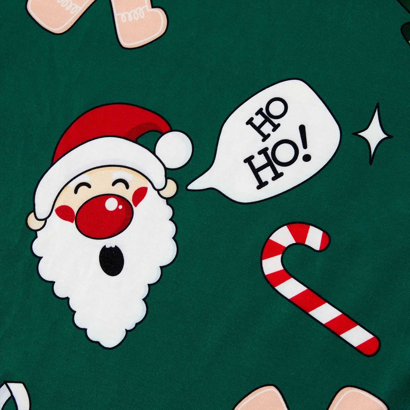 Christmas Family Matching Theme Printed Short Sleeve Pajama Set (Flame Retardant) W241008
