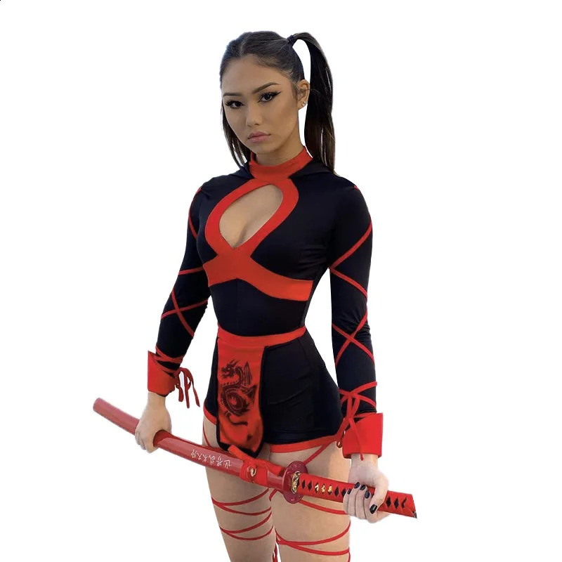 Ninja cosplay anime Halloween costume female adult dragon ninja warrior 241008
