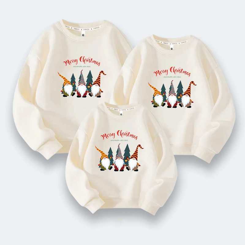 Christmas Family Sweater Happy Christmas Shirt Mother Father Daughter Son Matching Clothing Mens Sweater Children Boys and Girls Parachute W241008