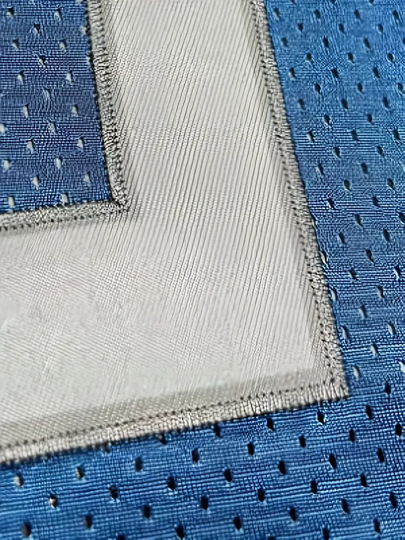 #20 Barry Sanders Comfy V-Neck Football Jersey Light Blue Mesh Embroidery for Training and Competition Breathable Moisture-Wicking American Football S