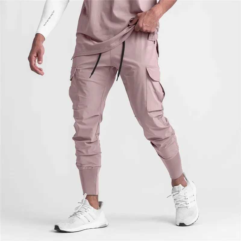2024 New Men Sports Pants Fitness Thin Loose Fast Dry Elastic jogging trousers Running outdoor Training Pants Mens sweatpantsX241008