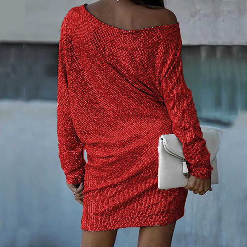 Casual Dresses Spring Summer Womens Wear Simple And Fashionable V-neck Midskirt Oblique Beaded Shoulder Dress Urban Sexy Dresses 240924