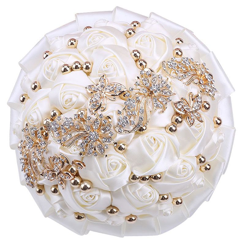 Chic Bridesmaid & Bride Bouquet Set - Premium Quality Wedding Flowers