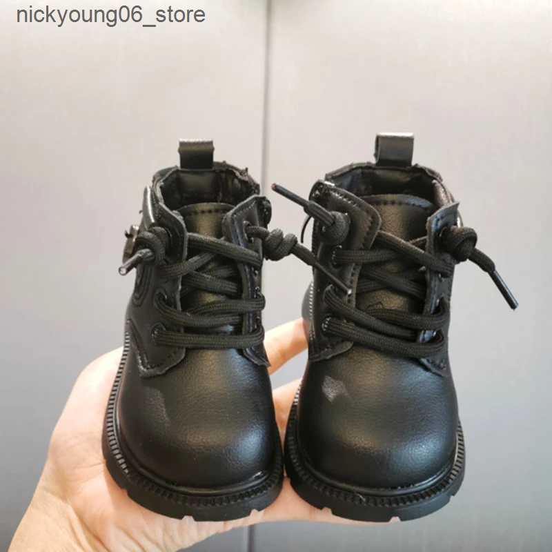 Boots Winter Kid Shoes Plush Thick Short Boot Baby Walking Shoe Baby Shoe Cotton Shoe Girl Shoes Girls Boot Fashion Boots Zapatos Nio L240910