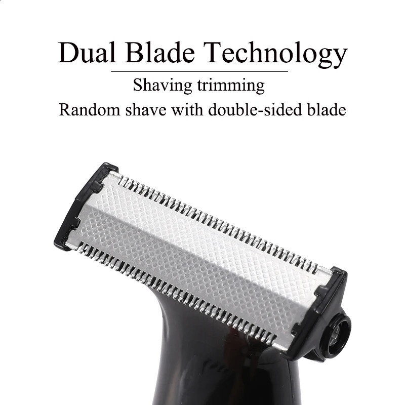 Mens Electric Groin Hair Trimmer Pubic Body Grooming Clipper for Men Bikini Epilator Rechargeable Shaver Razor 240911