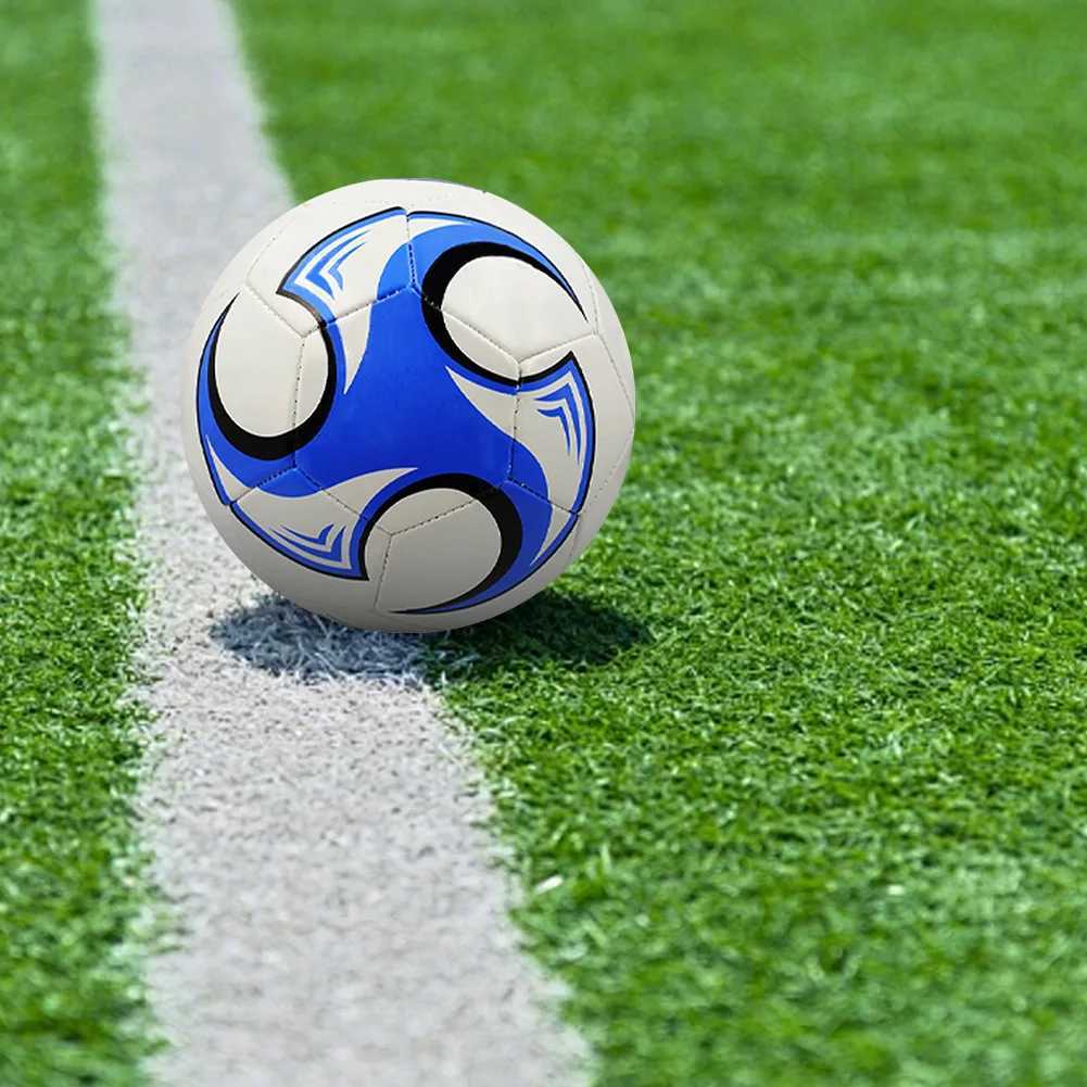 Size 5 Machine sewn football waterproof seam football ball PVC professional football match ballW241008