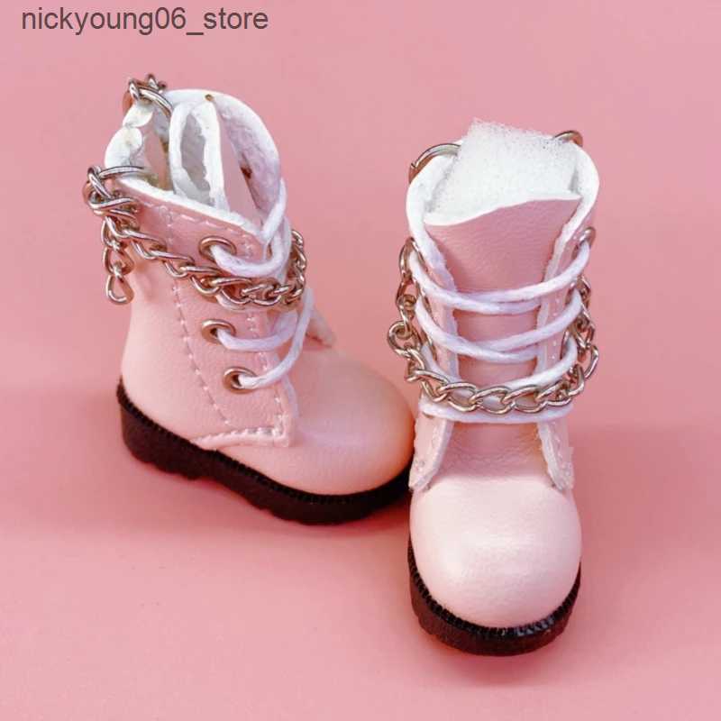 Boots Tilda New Design Doll Boots for Blythe Doll Toy1/8 Mini Leather Dolls Shoes for Blyth Azone BJDCasual Puppet Shoes Accessories L240910