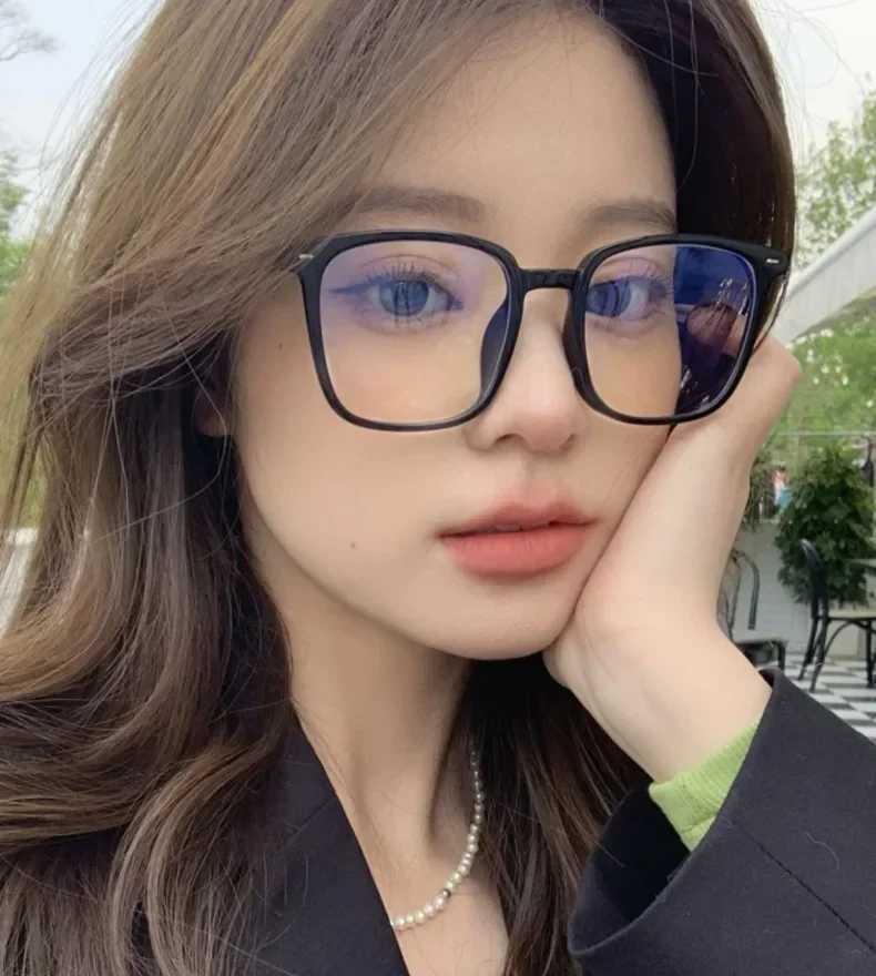 Square Frame Anti-blue Glasses for Men Women Fashion Simple Computer Glasses Light Blocking Lenses Glasses EyewearX241008