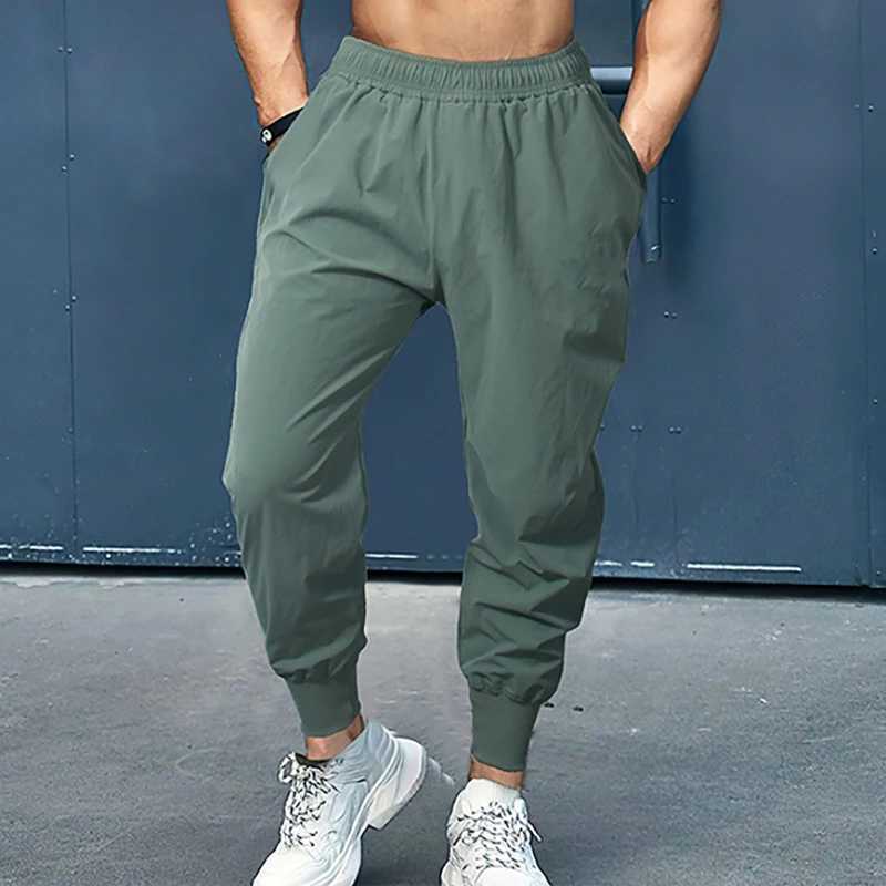 Running Pants Mens Casual Summer Jogging Pants Gym Fitness Sweatpants Quick Dry Breathable Sports Pants Bodybuilding TrousersX241008