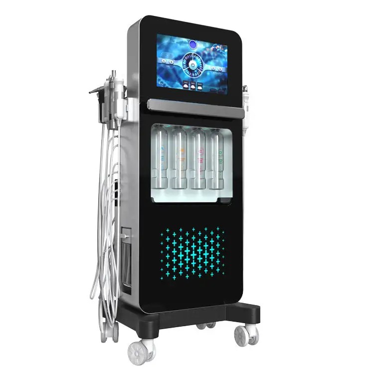 High End Multi-effect beauty Management Machine 17 in 1 Face Dermabrasion Aqua Peel Oxygen Jet Skin Revitalizer Moisturizing Diamond Peeling Salon