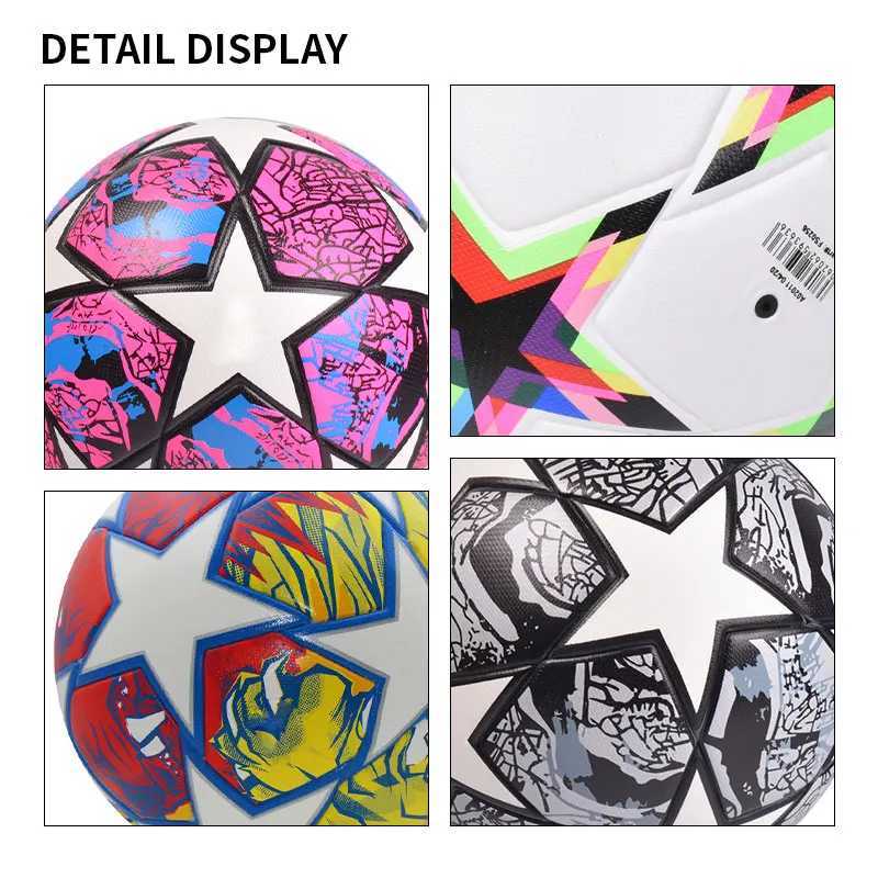 High quality football soft PU material Profinal size 5 size 4 seam team competition group training sports footballW241008