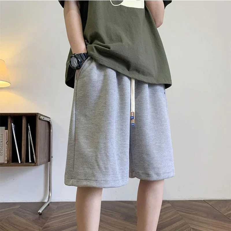 Mens shorts loose Bermuda mens shorts floral pants loose beach Korean style popular casual novelsW240713