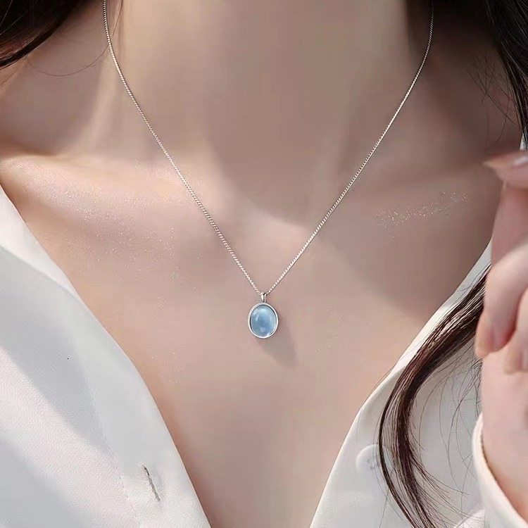treasure necklace niche 2024 new light collarbone high-end women's neck chain