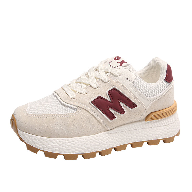 Running Shoes for Women Black Brown Grey Comfortable Mesh Sport Shoes Jogging Tennis Platform Sneakers