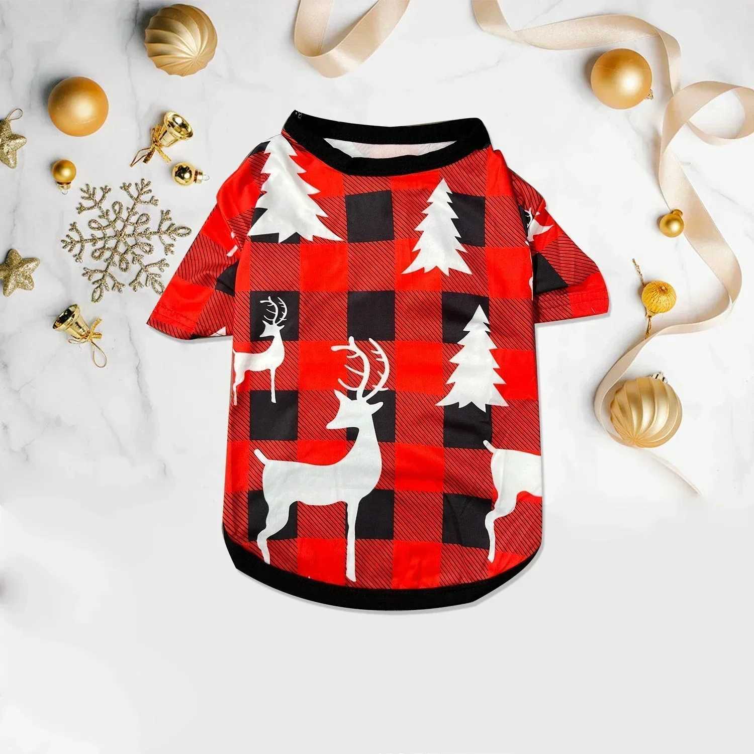 2024 New Family Christmas Pajama Set Christmas Tree Printing Mom Dad Child Dog Matching Set Soft Warm Boys and Girls Family Clothing Christmas Appeara