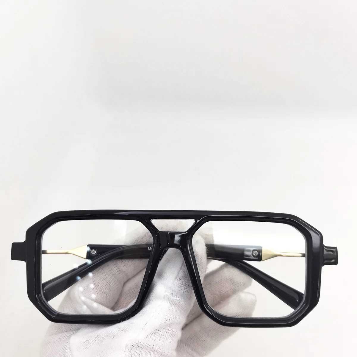 Light Frame Anti Blue Glasses Transparent Black Optical Glasse Women Men Square Eyewear Blocking eyeglasse Spectacle EyeglassesX241008