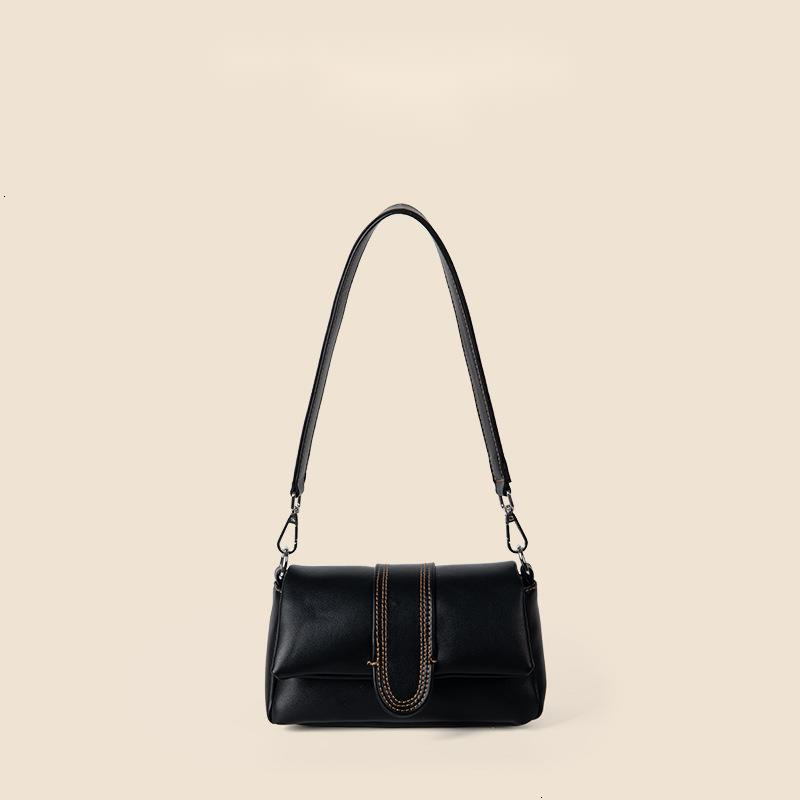 minimalist underarm single shoulder flip for women's fashion trend new high-end PU denim bag