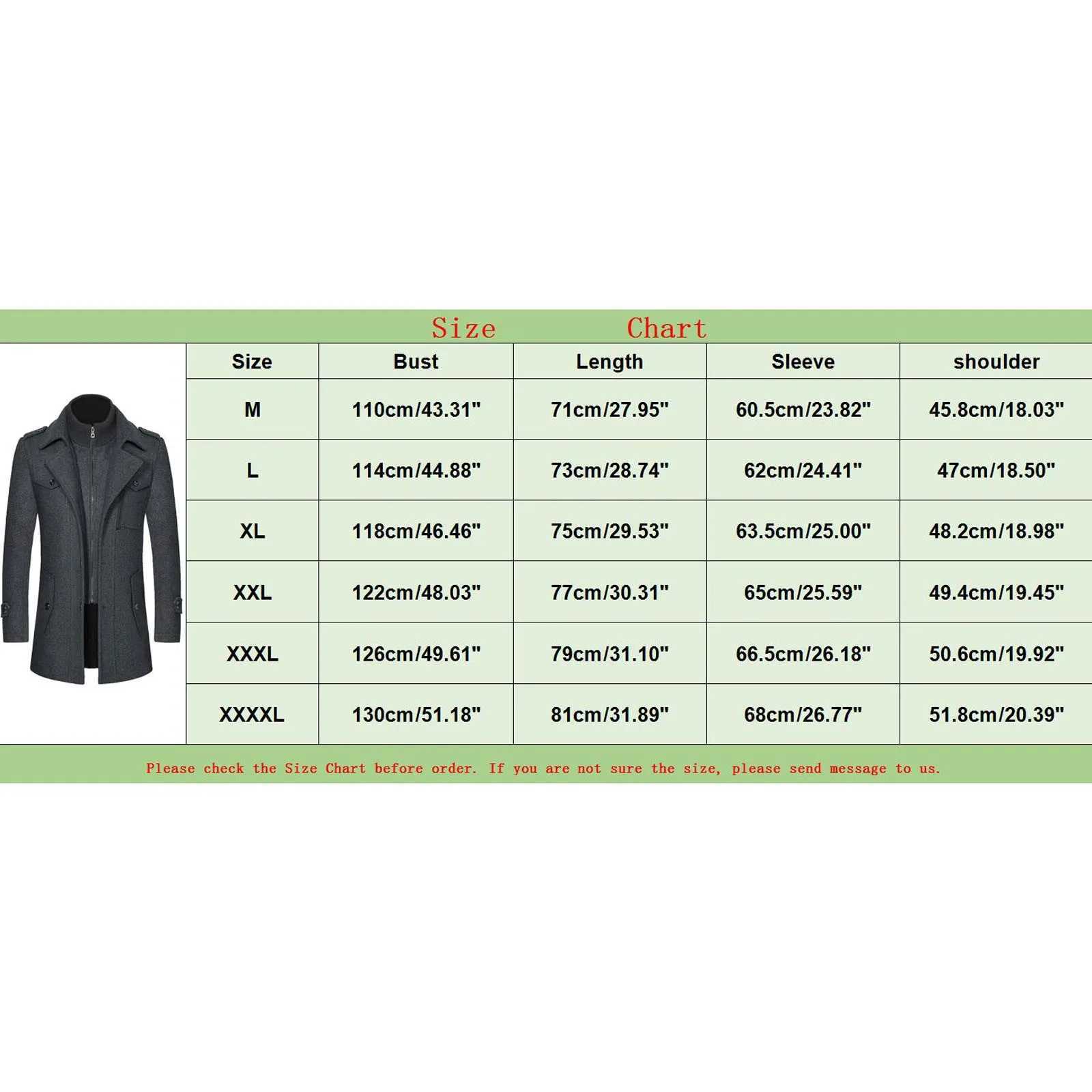Mens windproof jacket winter autumn mens windproof wool coat mens new solid casual thick slim cut slotted jacket W241007