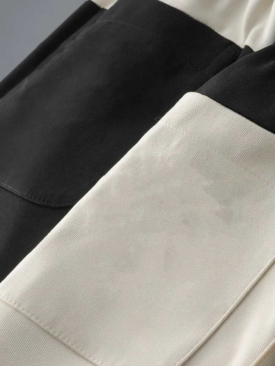Luxury brand mens long pants with bee embroidery 2024 new spliced sports pants summer lightweight and trendy golf pantsX241008