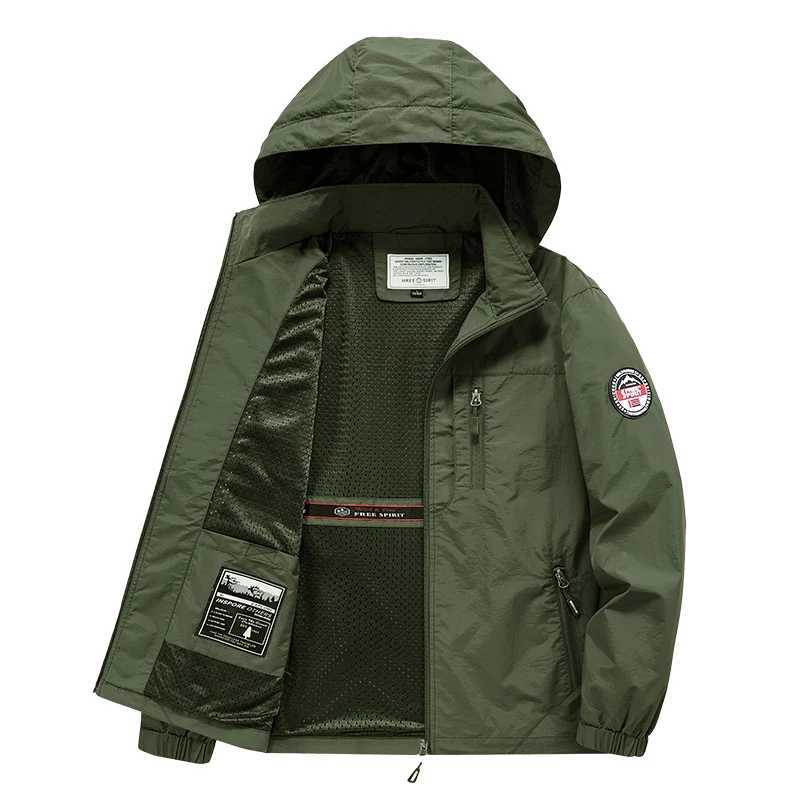 Korea Fashion Oversize 5XL 2024 Casual Mens Black Windproof Jacket Spring and Autumn Winter Long Trench Jacket W241007