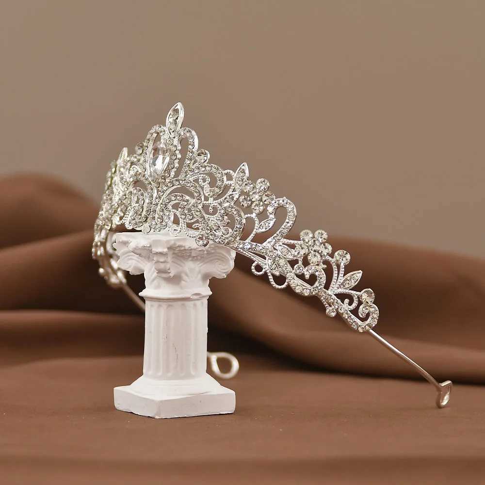 Princess Queen Crystal Crown and Water Diamond Headwear for Girls Brides Wedding Birthday Headbands Hair Accessories W241007