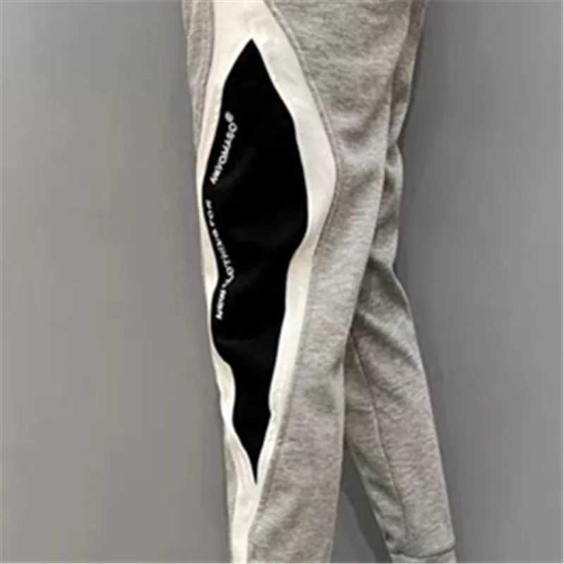 PUAIA Print Mens Pants Autumn/Winter New Sport Jogging Trousers Fitness Loose Fit Clothing Solid Color Outfit Streetwear PantsX241008
