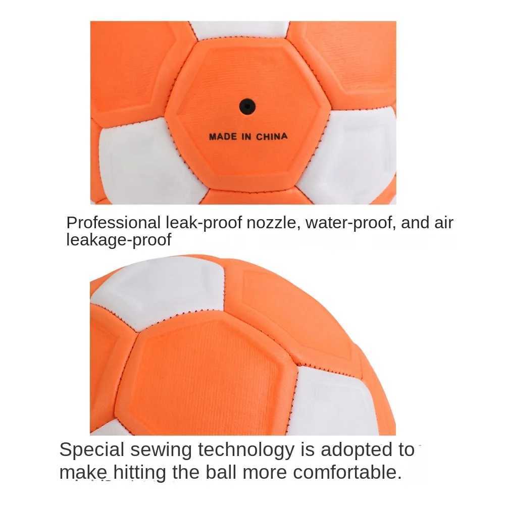 Size 3/4/5 Curve Football Curve Line Leisure Youth Football Orange Football Training Match Football Outdoor FieldW241008