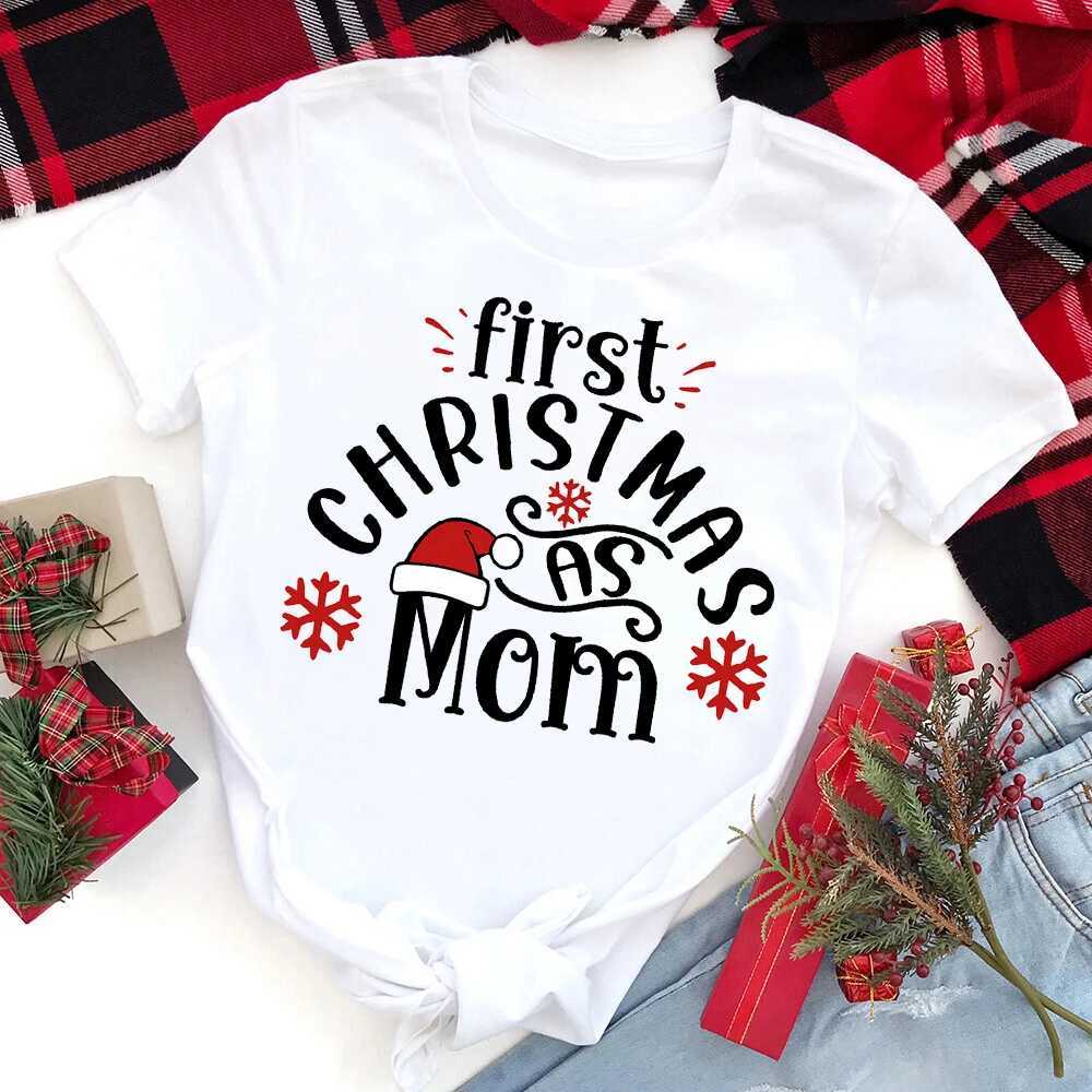 Family Christmas Matching Set 1 Christmas Printing Mom and Dad Shirts Baby Hoodies Family Clothing Christmas Party Family Gift Shirts W241008