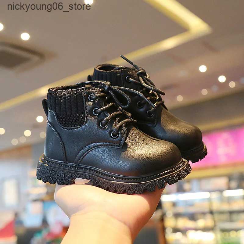 Boots Baby Boots Kids Shoe for Girl Winter Shoe Solid Ankle Boots Baby Girl Shoe Snow Boot Boy Boot Toddler Boot Zapatos Nia Botas L240910