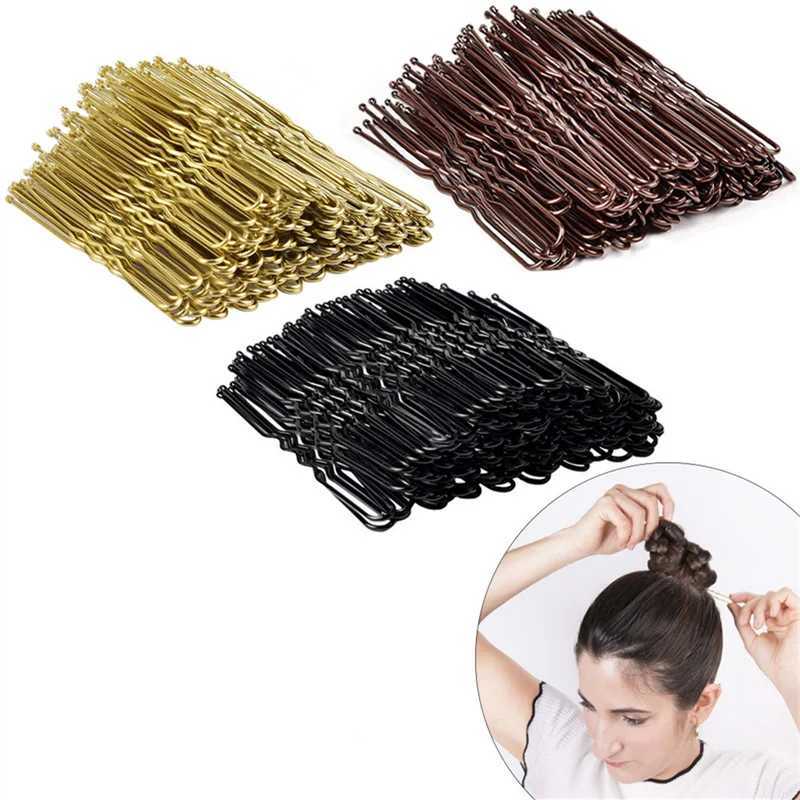 50 pieces of 50/60/70mm hair clips and U-clips suitable for headwear women girls hair accessories bridal wedding hair jewelry decoration W241007