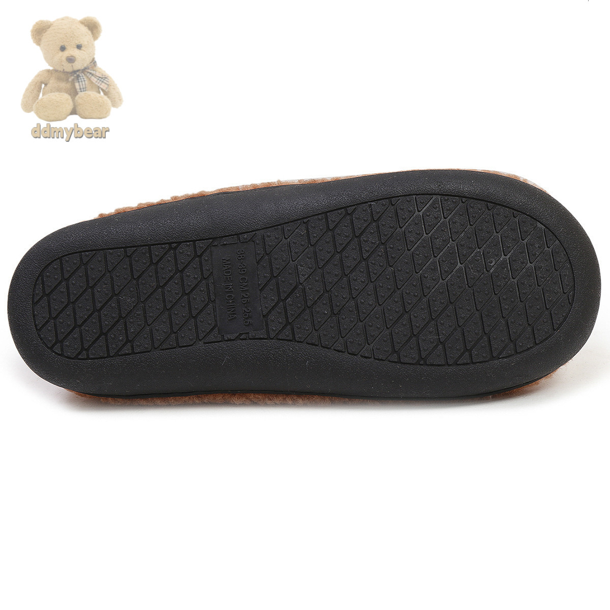 Ddmybear New Warm And Plush Versatile Shoes, Anti Slip Winter Bag Heel, Thick Soled Cashmere Cotton Slippers Chinese Brand Shoes F1008-17