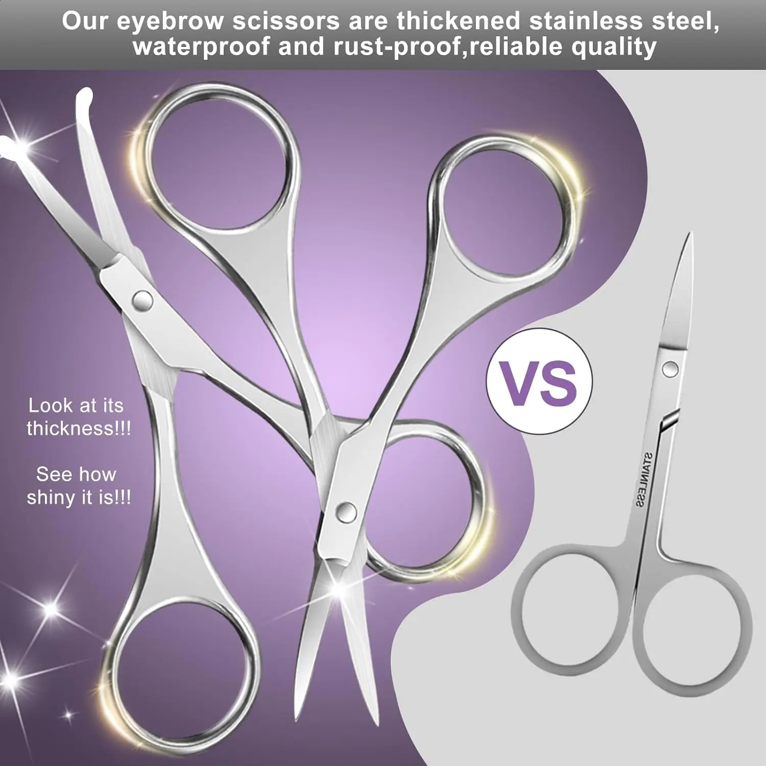 15 pieces of stainless steel nail clippers cutting machines trimmers earplug beauty kits ergonomics nail clippers push nail tool sets with Bla 240927