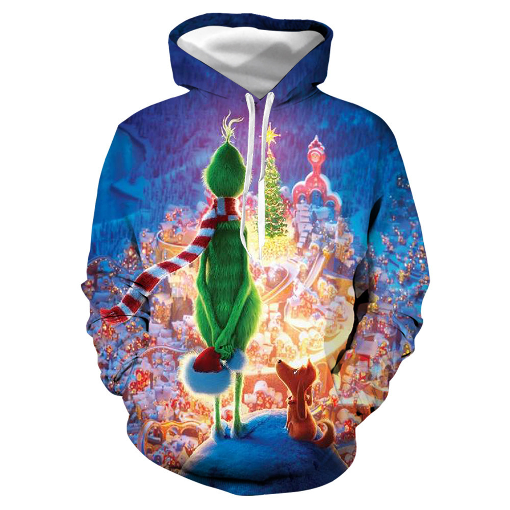 designer hoodies mens hoodies hoodies men hoodie high quality mens cartoon 3D Print wear casual fashion loose long-sleeved clothes high street printed