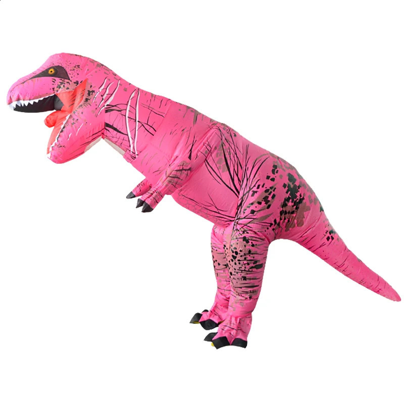 T-Rex Dinosaur Inflatable Costume Purim Halloween Party Cosplay Fancy Suits Mascot Cartoon Anime for Adult Kids 240929