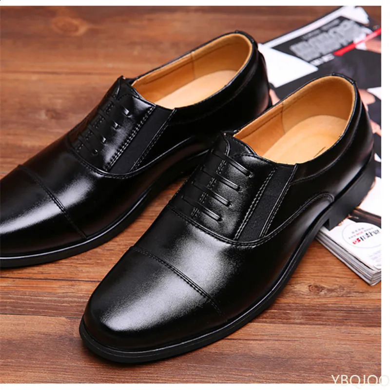 Mens dresses shoes s business leather shoes mens comfort points social shoes mens sports and leisure shoes 240923