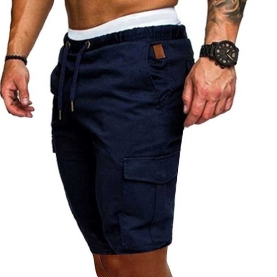 New sports shorts hip-hop mens outdoor regular running solid color summer training activityW240713