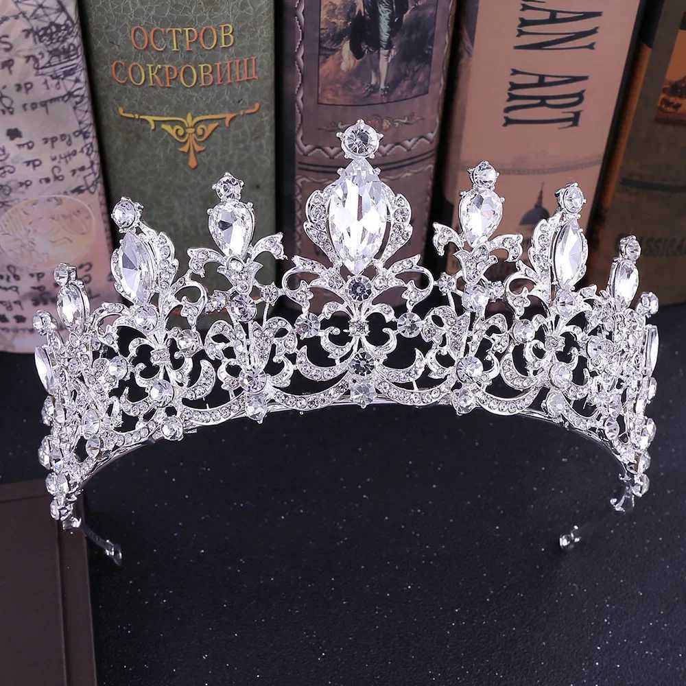 Luxury Bridal Crown Wedding Headpiece Diamond Jewelry Gift High Quality Crystal Hair Accessories Womens Jewelry Bridal Headpiece W241007