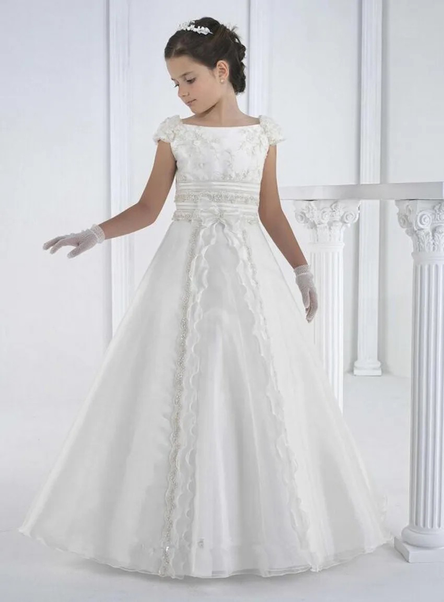 first communion dresses floor length princess white flower girl dresses girls white communion dresses vestidos de comunion