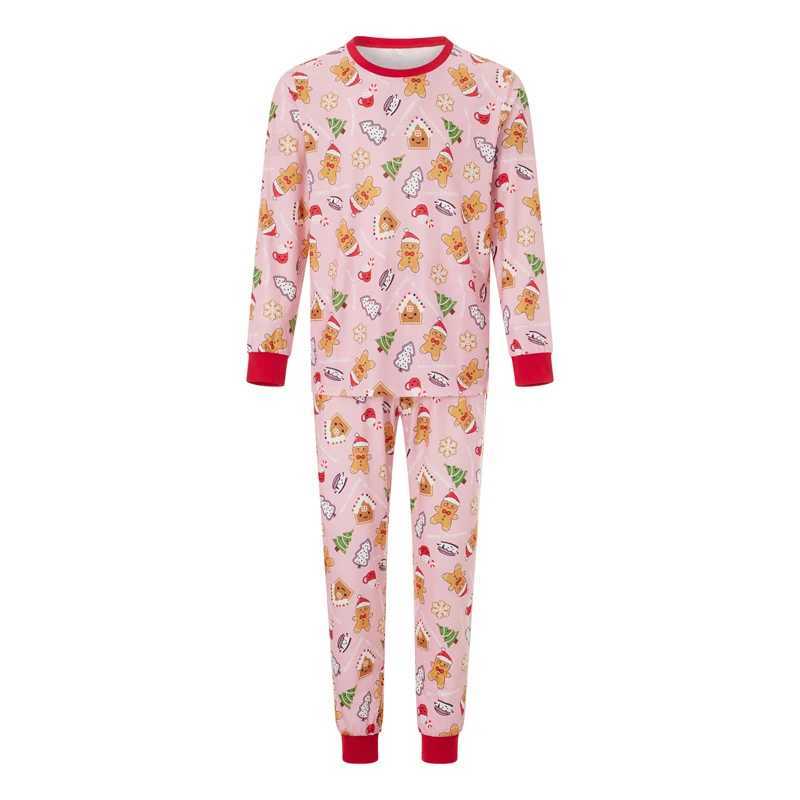 Family Matching Christmas Pajama Set Christmas Tree Printed Long Sleeve Top Autumn/Winter Elastic Waist Pants W241008