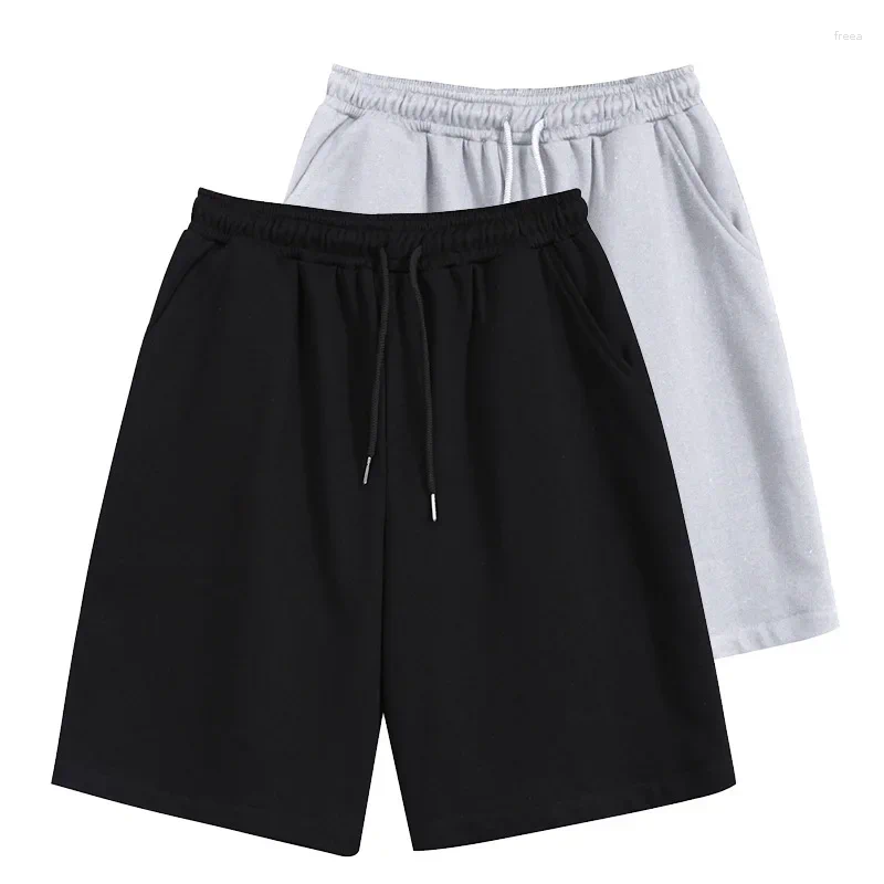 Men's Shorts Summer Lightweight Korean Style Loose-fit Trendy Casual Beach Pants Elastic Running Fitness Sweatpants