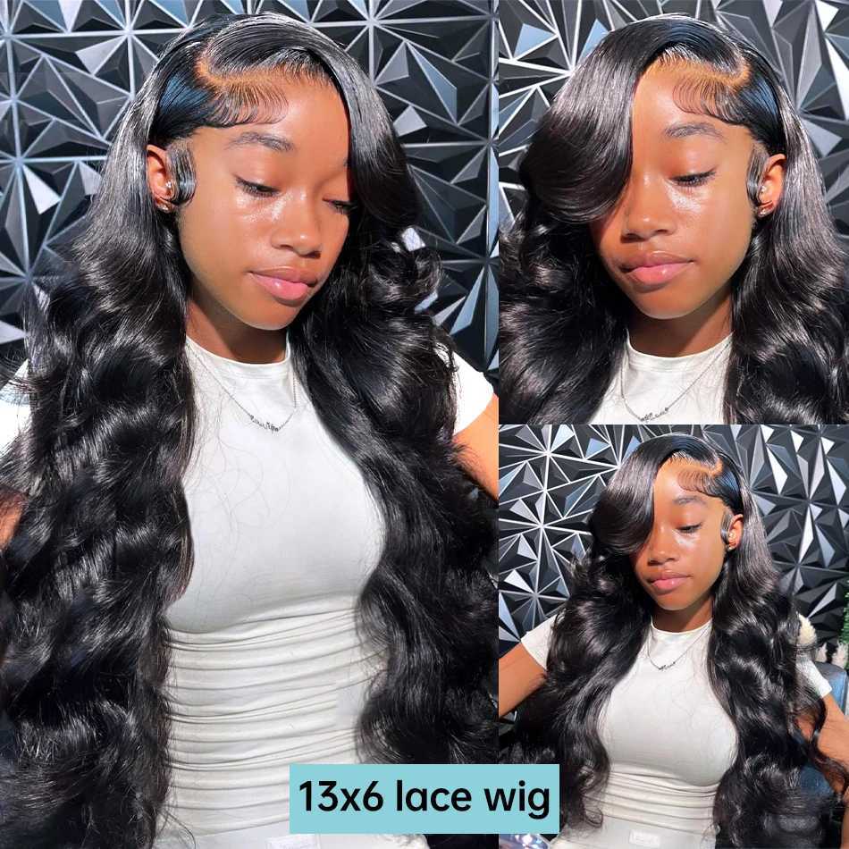 13x6 13x4 Body Wave Human Hair Lace Frontal Wig 4x4 5x5 6x4 Glueless Lace Closure Wigs For Women Pre Plucked Cheap Hair 180%XJ241008