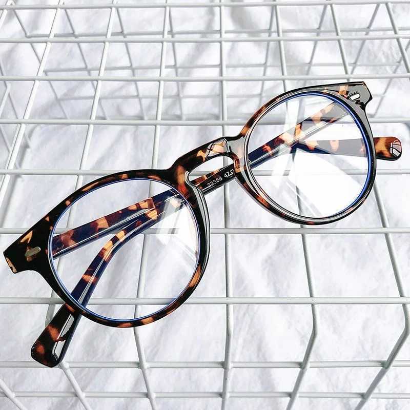 1PCS Small Size Blue Light Filter Glasses Men Leopard Square Frame Gaming UV400 Blue Ray Blocking Computer Women EyeglassesX241008