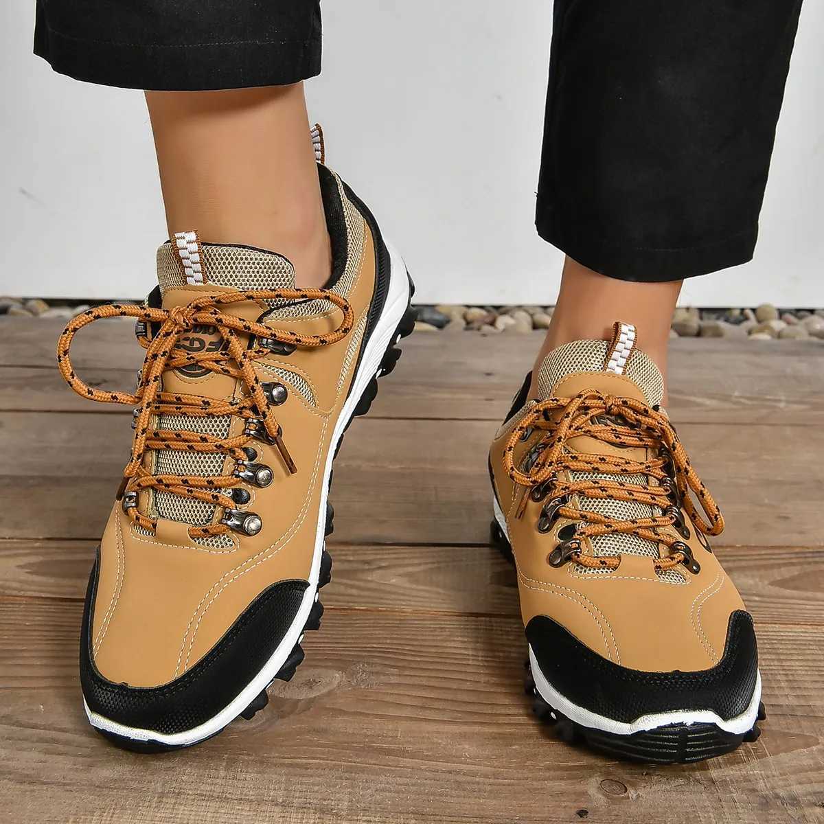 Trend mens casual sports shoes comfortable outdoor platform shoes mens travel lightweight hiking sports shoes size 48 Sapato Masculino Y241008
