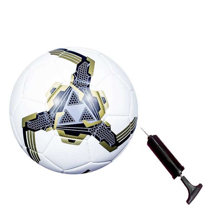 1 piece of football 5 adult football PVC machine sewn PU outdoor football training wear-resistant football ball (sending cylinder)W241008