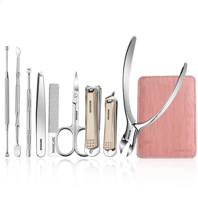 ly arrived ergonomic foot massage kit nail clip stainless steel professional nail clipper tool with luggage kit 241008