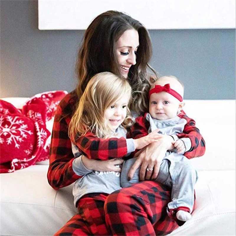 Family Christmas Matching Pajama Set 2023 Christmas Adult Childrens Pajama Baby Pajama Happy Christmas Family Matching Set W241008