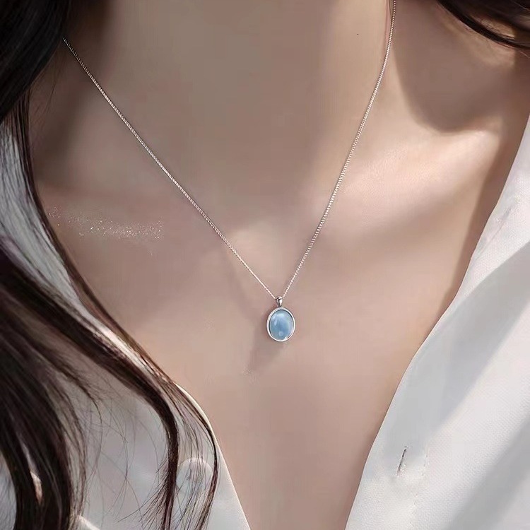 treasure necklace niche 2024 new light collarbone high-end women's neck chain