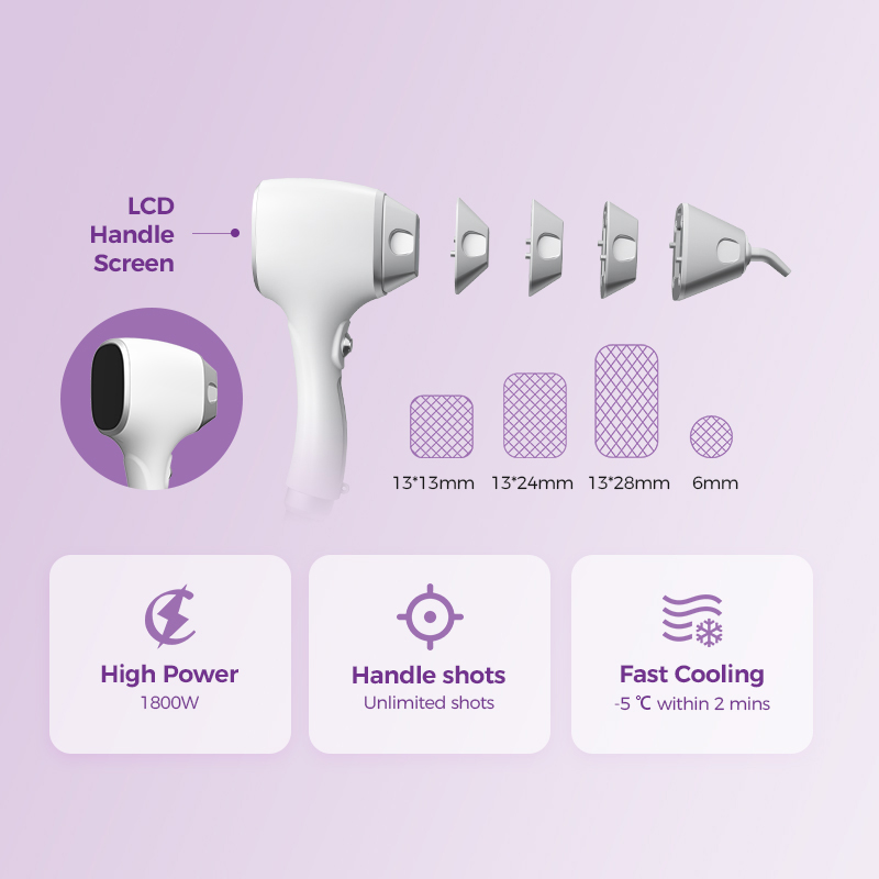 Hot sales 808nm diode laser hair reoval ICE laser painless hair removal skin rejuvenation machine