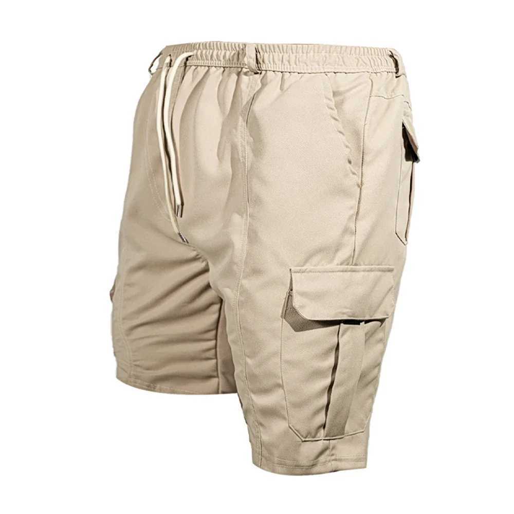 Mens tactical cargo shorts tactical military work shorts summer gym fitness jogging casual running breathable cargo shortsW240713