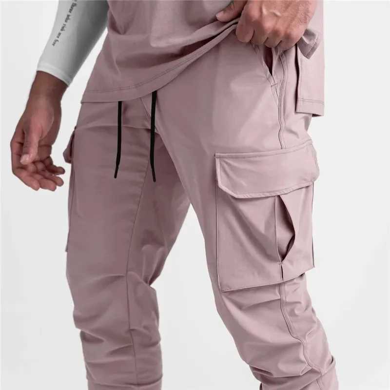 2024 New Men Sports Pants Fitness Thin Loose Fast Dry Elastic jogging trousers Running outdoor Training Pants Mens sweatpantsX241008